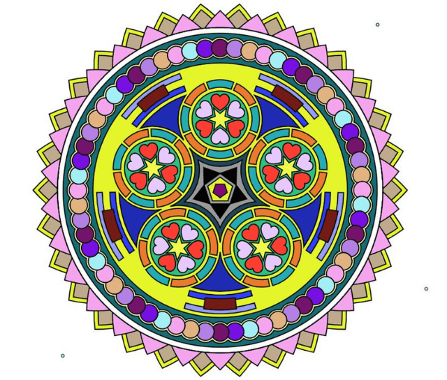 PTE Students Explore Mandalas